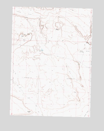 Duhaime Flat East, OR USGS Topographic Map