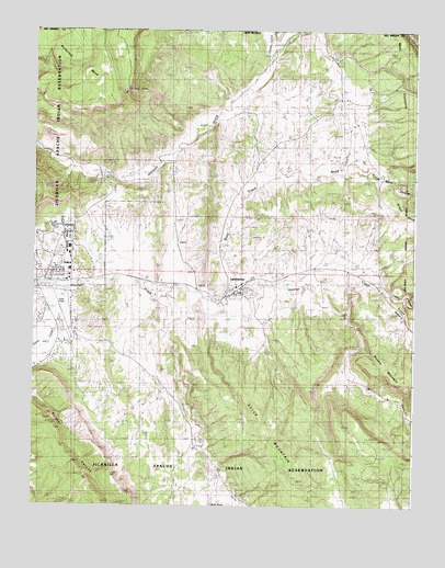 Dulce, NM USGS Topographic Map