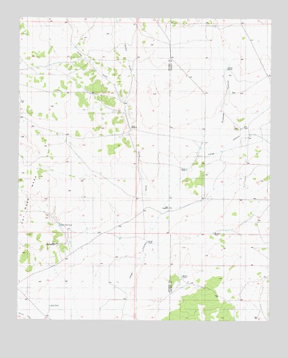Dulce Draw, NM USGS Topographic Map