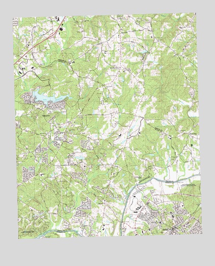 Duluth, GA USGS Topographic Map