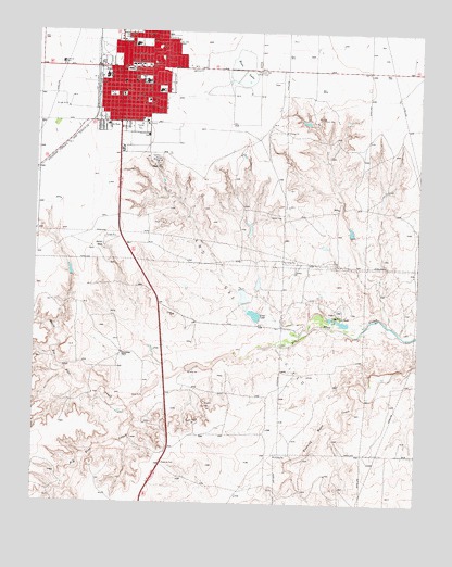 Dumas South, TX USGS Topographic Map