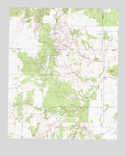 Dumont, TX USGS Topographic Map