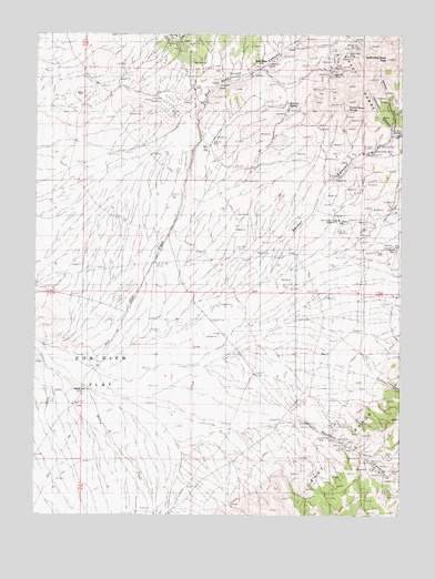 Dun Glen, NV USGS Topographic Map