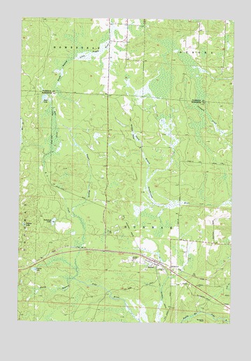 Dunbar, WI USGS Topographic Map