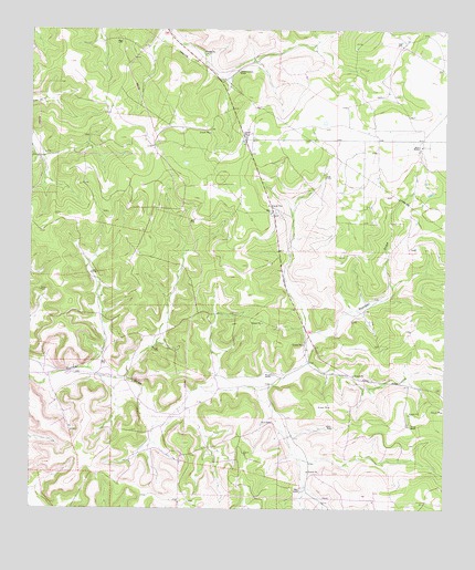 Dunbar Draw NE, TX USGS Topographic Map