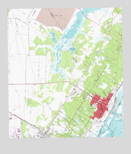 Aransas Pass, TX USGS Topographic Map