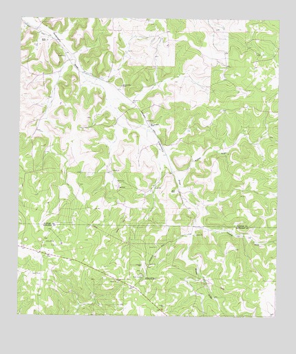 Dunbar Draw SE, TX USGS Topographic Map