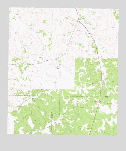 Dunbar Draw SW, TX USGS Topographic Map