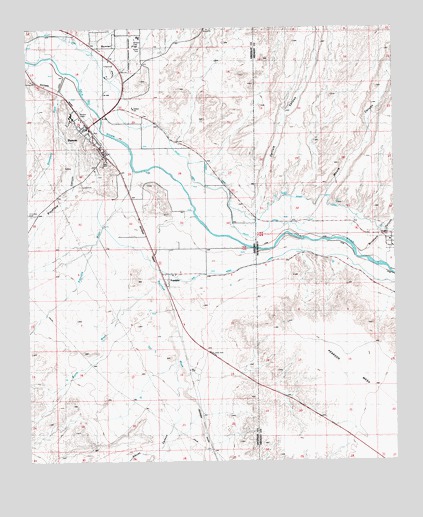 Duncan, AZ USGS Topographic Map