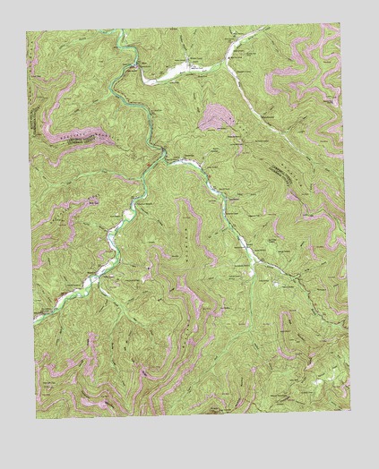 Duncan Flats, TN USGS Topographic Map