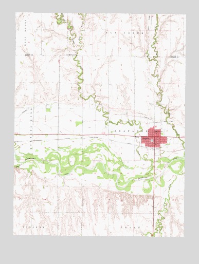 Arapahoe, NE USGS Topographic Map