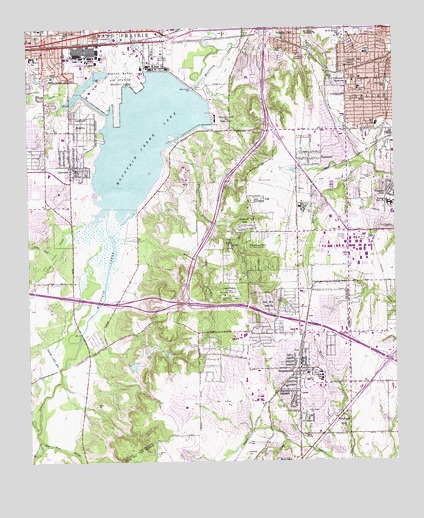 Duncanville, TX USGS Topographic Map