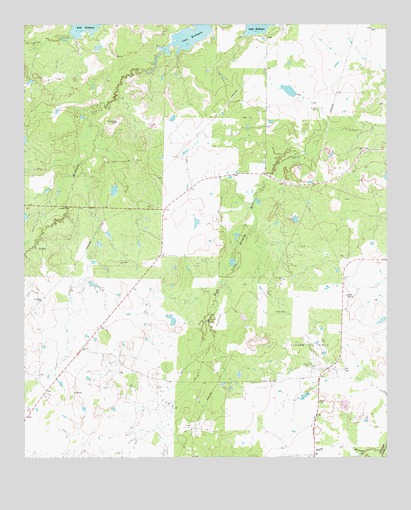 Dundee SE, TX USGS Topographic Map