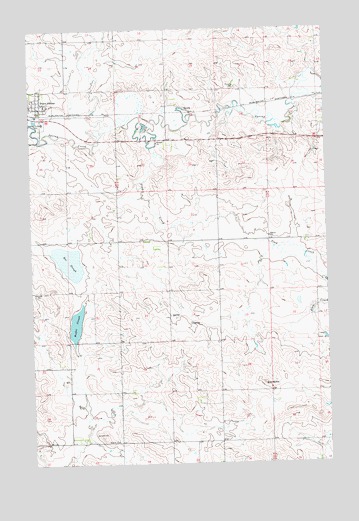 Dunn Center, ND USGS Topographic Map