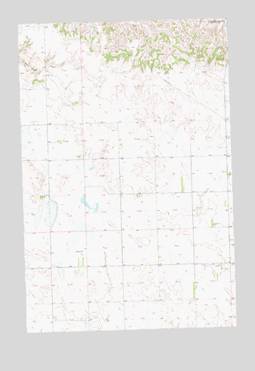 Dunn Center NE, ND USGS Topographic Map