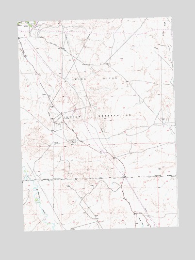 Arapahoe NE, WY USGS Topographic Map