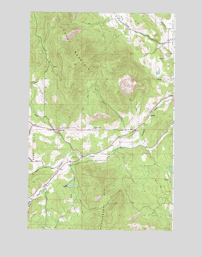 Dunn Mountain, WA USGS Topographic Map