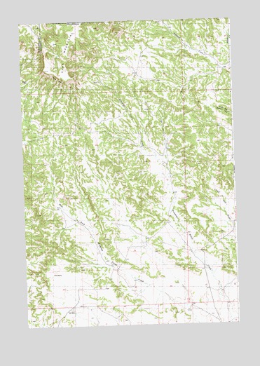 Dunn Mountain South, MT USGS Topographic Map