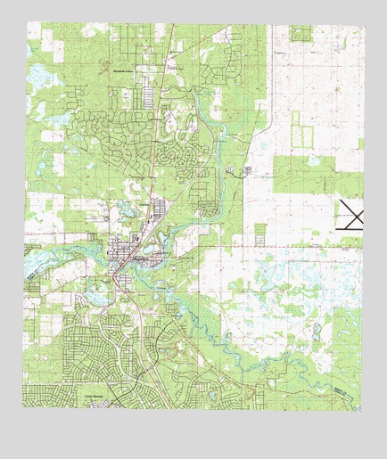 Dunnellon, FL USGS Topographic Map