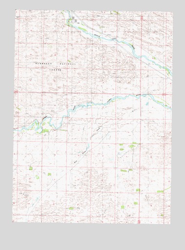 Dunning SW, NE USGS Topographic Map