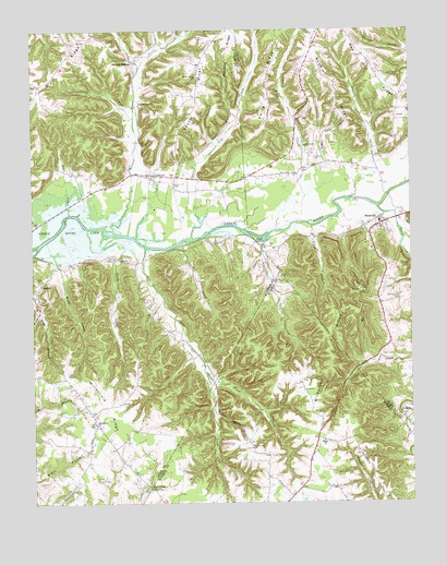 Dunnville, KY USGS Topographic Map