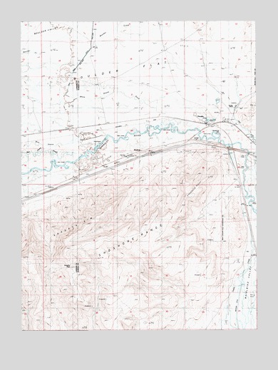 Dunphy, NV USGS Topographic Map