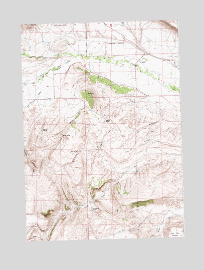 Arapahoe Ranch, WY USGS Topographic Map