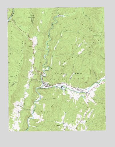 Durbin, WV USGS Topographic Map