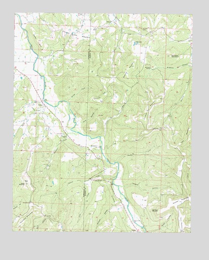 Durham, AR USGS Topographic Map