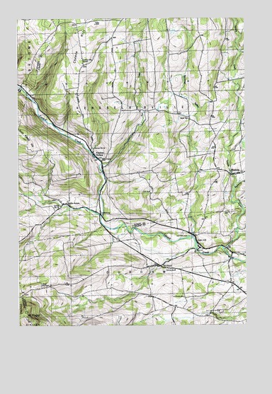 Durham, NY USGS Topographic Map