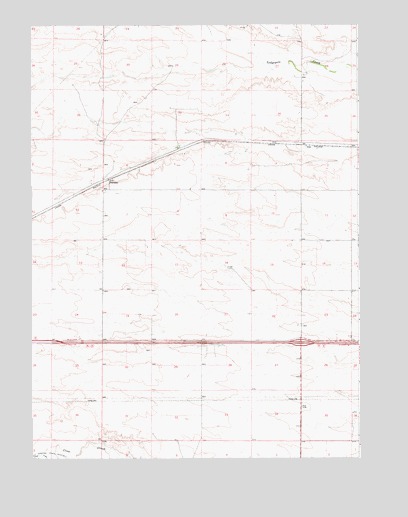 Durham, WY USGS Topographic Map