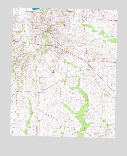 Durhamville, TN USGS Topographic Map