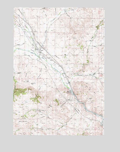 Durkee, OR USGS Topographic Map