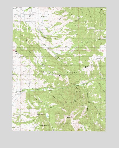 Durst Mountain, UT USGS Topographic Map