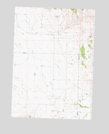 Dust Bowl, OR USGS Topographic Map