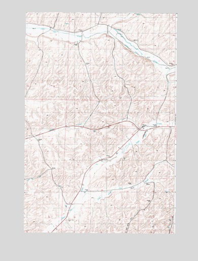 Dusty, WA USGS Topographic Map