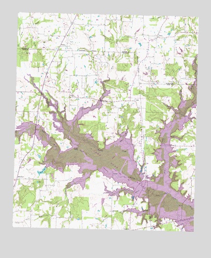 Arbala, TX USGS Topographic Map