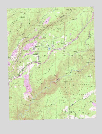 Dutch Flat, CA USGS Topographic Map