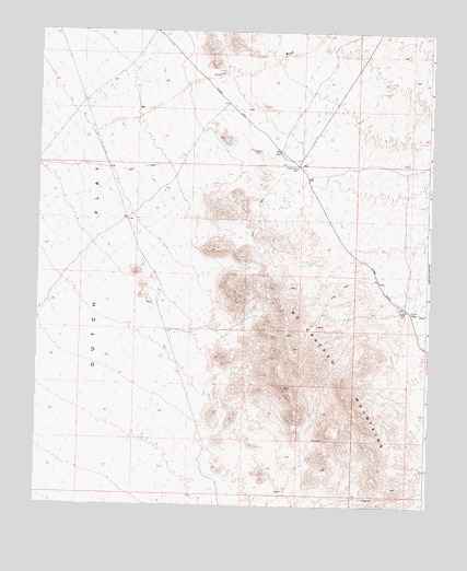 Dutch Flat SE, AZ USGS Topographic Map