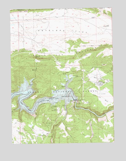 Dutch John, UT USGS Topographic Map