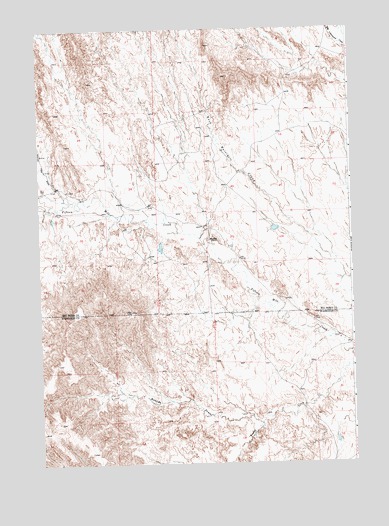 Dutch Nick Flat NW, WY USGS Topographic Map