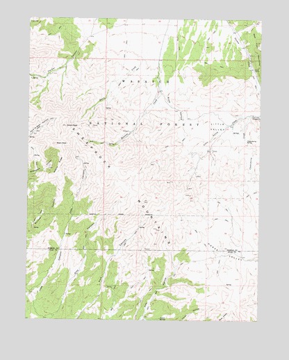 Dutch Peak, UT USGS Topographic Map