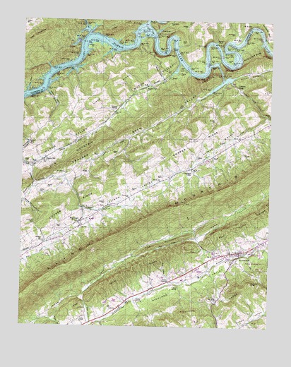 Dutch Valley, TN USGS Topographic Map