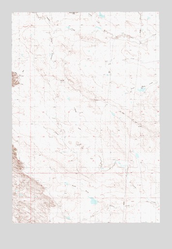 Dutchman Creek, MT USGS Topographic Map