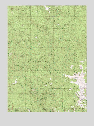 Dutchman Peak, OR USGS Topographic Map