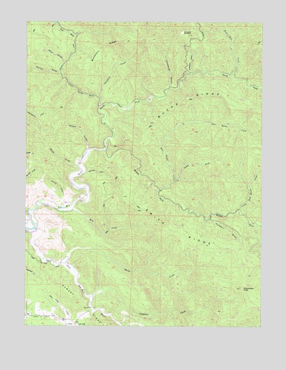 Dutchmans Knoll, CA USGS Topographic Map