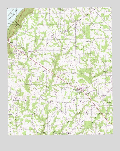 Dutton, AL USGS Topographic Map