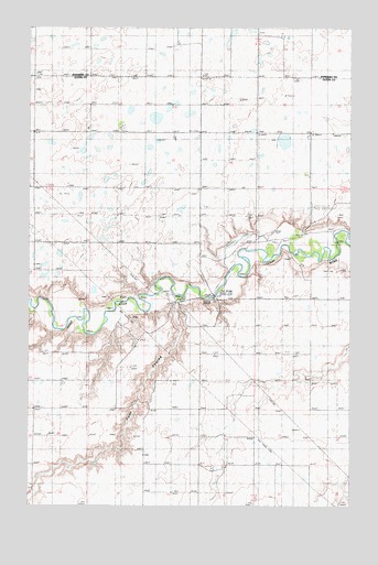 Dutton NE, MT USGS Topographic Map