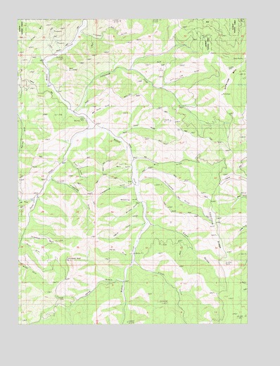 Duzel Rock, CA USGS Topographic Map