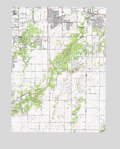 Dyer, IN USGS Topographic Map